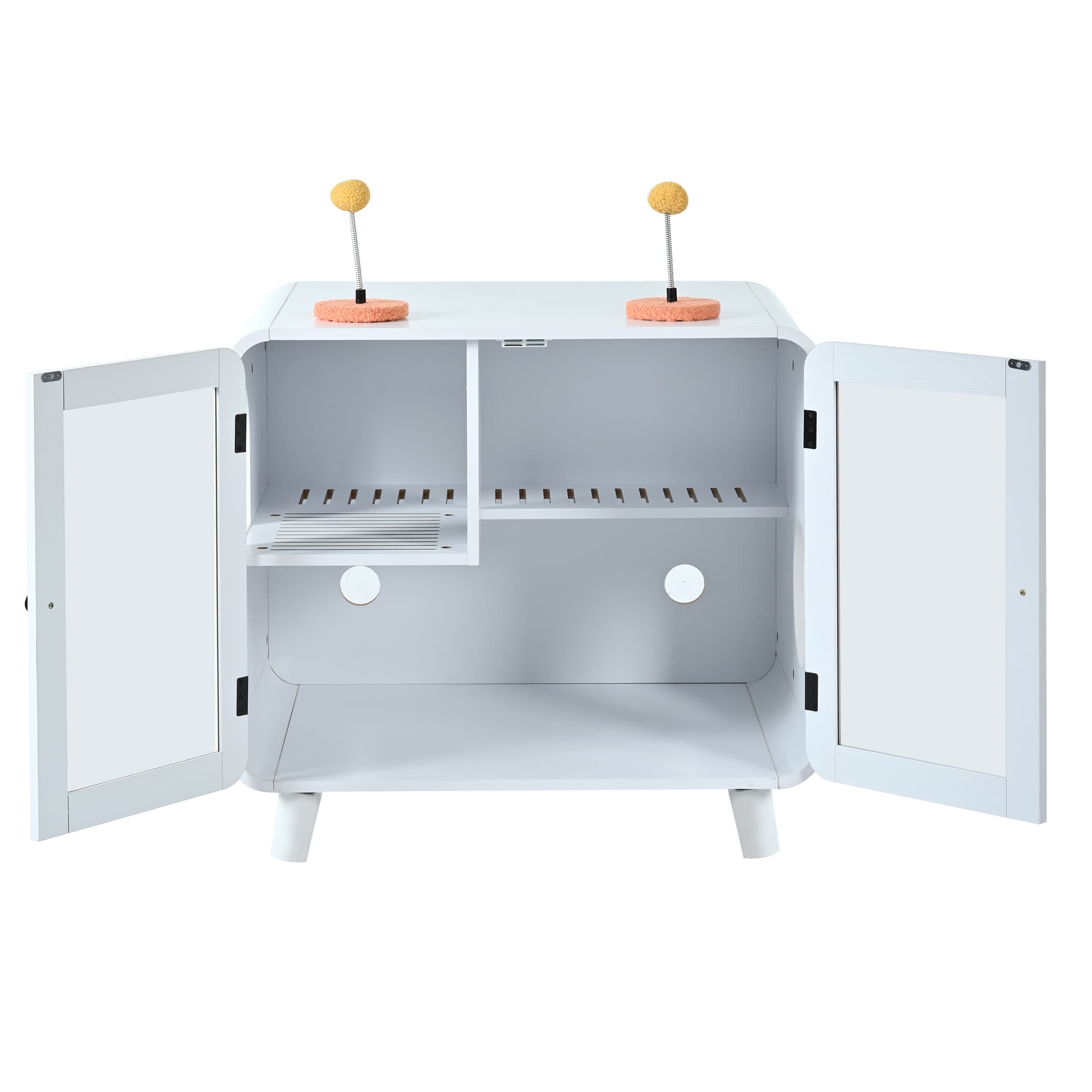 Cat Hidden Litter Box Enclosure With RGB image 6