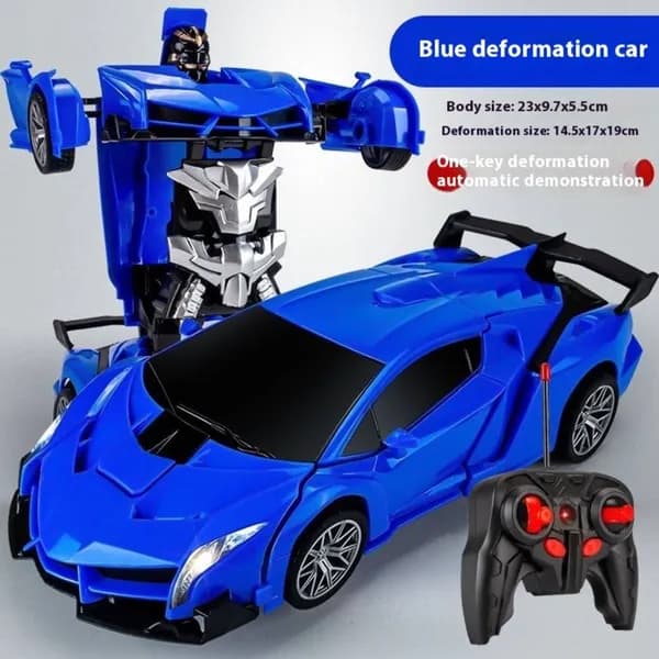Transforming Car Robot, One-Button Deformation R Or image 2