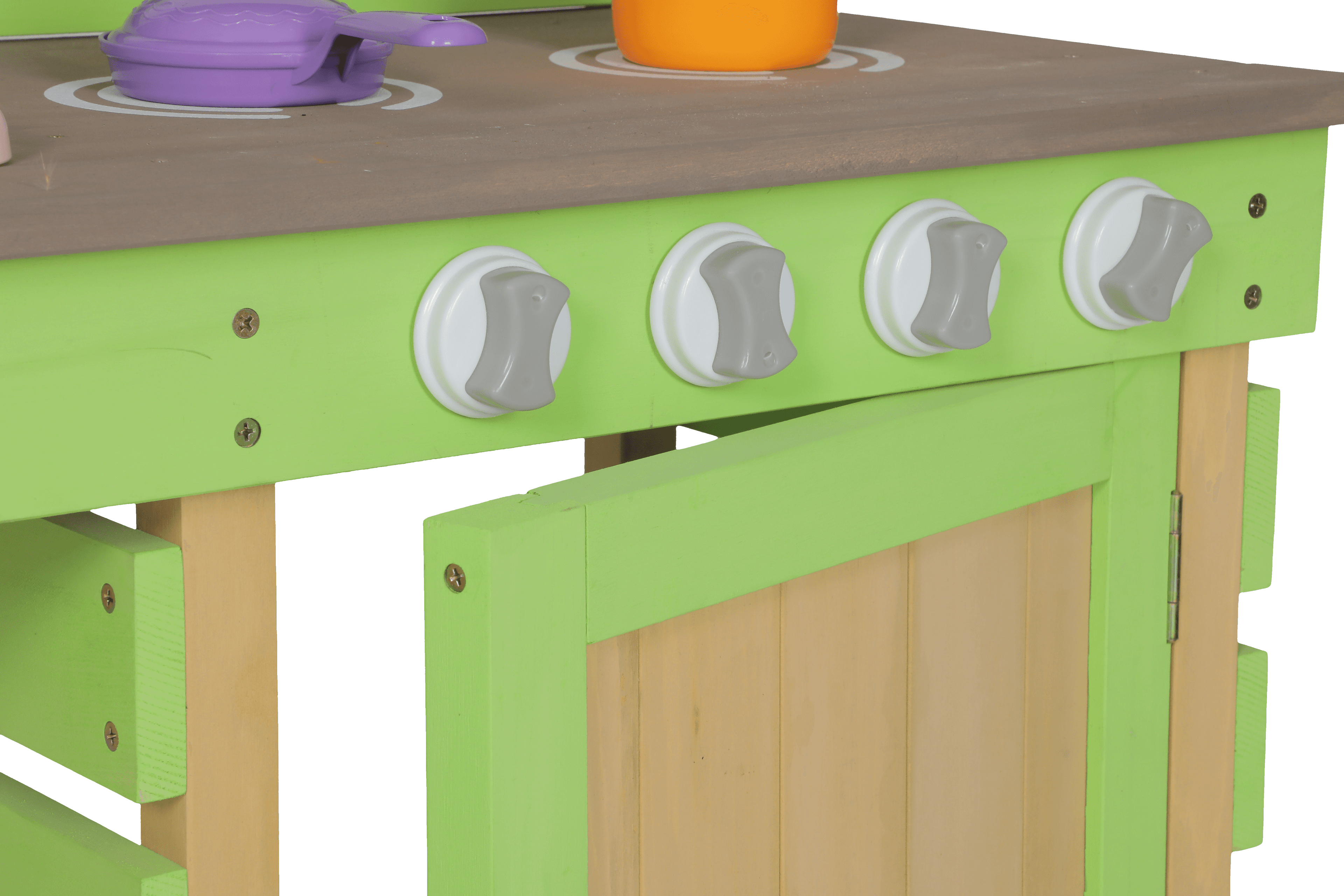 Kids Play Kitchen, Wood Mud Kitchen With image 6
