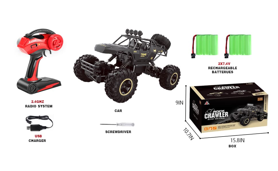 1-12 Rock Crawler Rechargeable Off Road Truck image 6