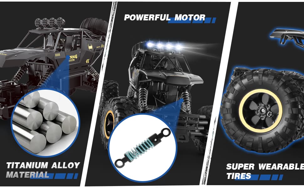 1-12 Rock Crawler Rechargeable Off Road Truck image 3