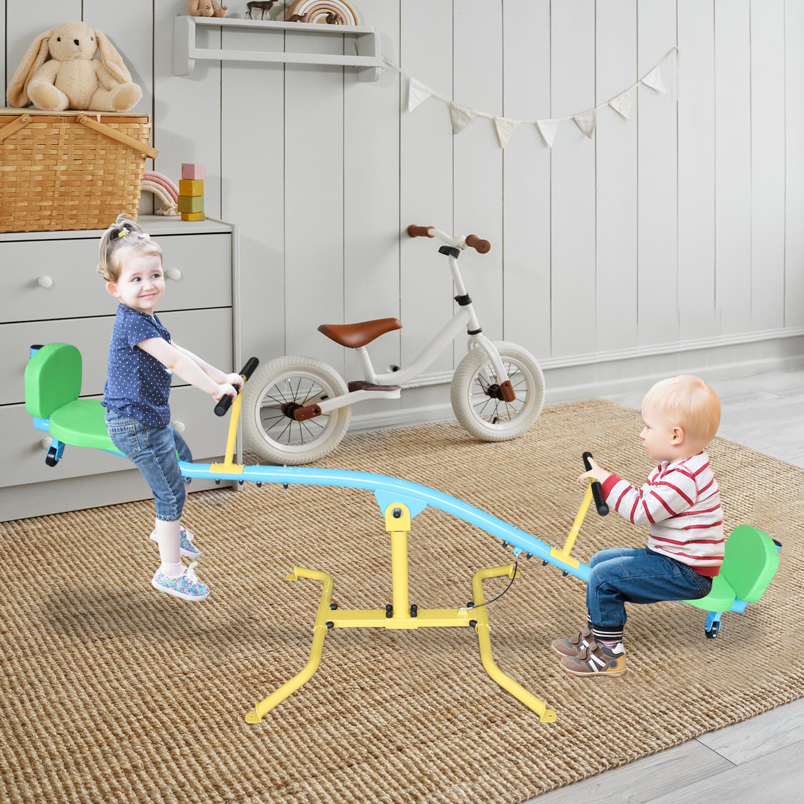 Children's Seesaw Double Person 360 Rotating Seesaw image 4