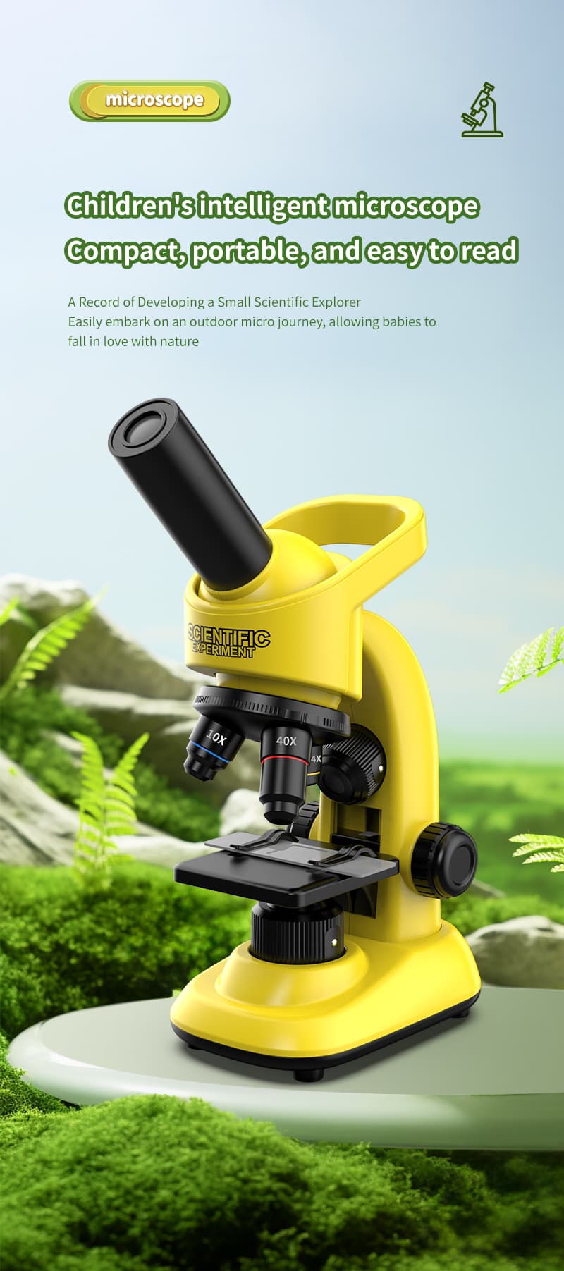 Microscope ProfessionalModel 40X-16000xWhite,only Can Be Used On image 16