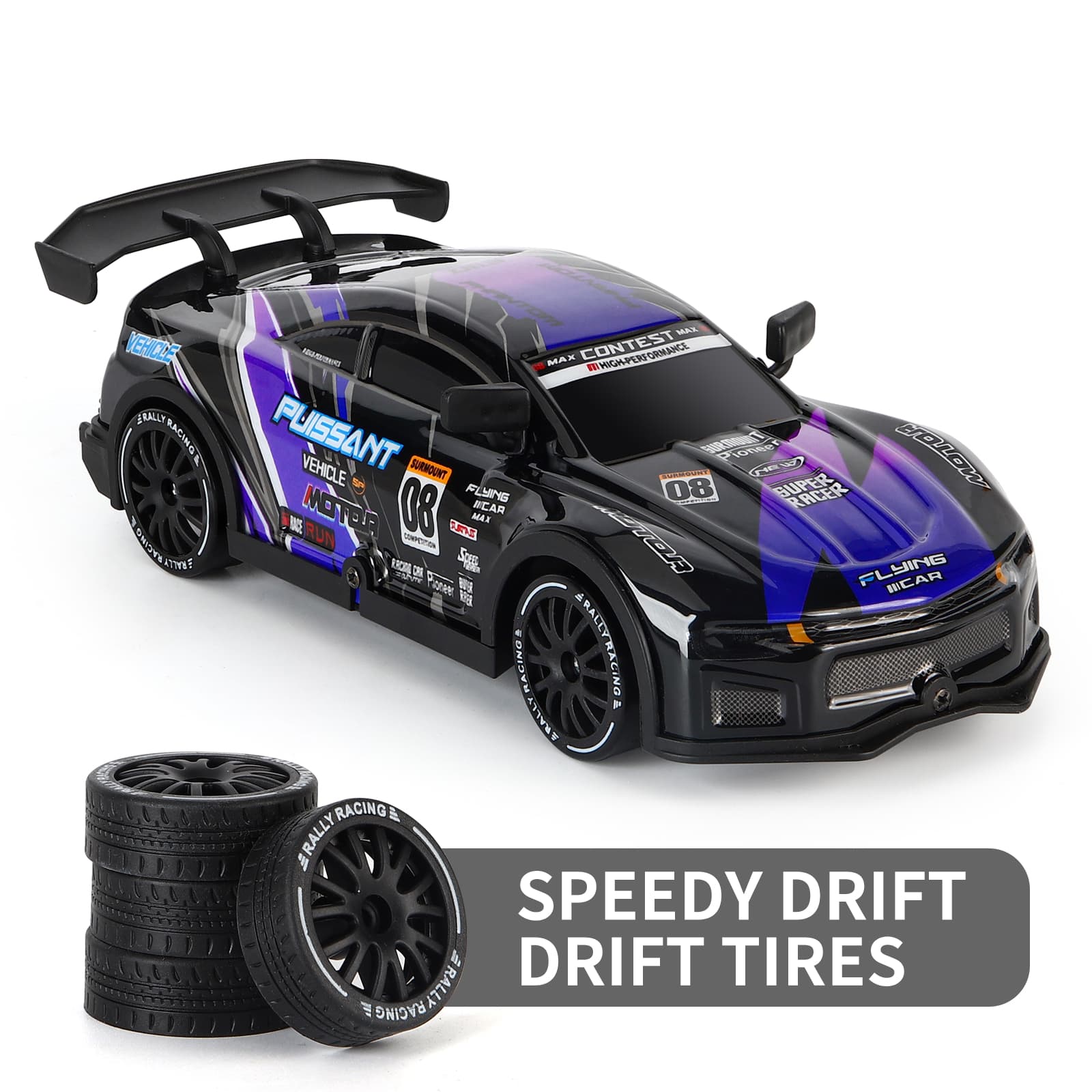 GTR Four-wheel Drive Drift Car Remote Control image 5
