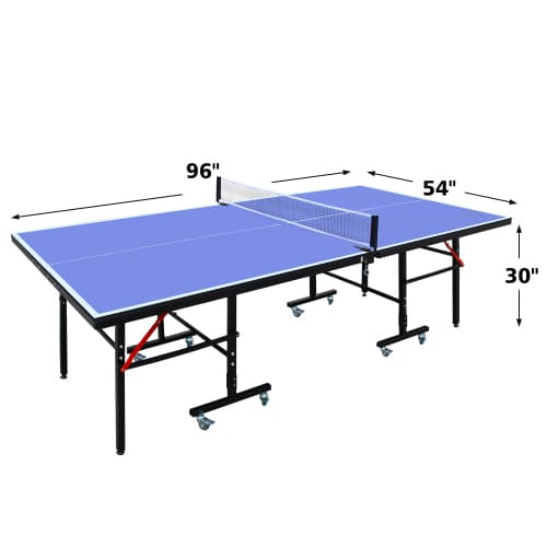 8ft Mid-Size Table Tennis Table Foldable image 10