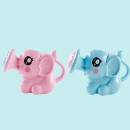 Baby Bath Toys Lovely Plastic Elephant Shape Water Spray For Baby Shower Swimming Toys Kids Gift Storage Mesh Bag Baby Kids Toy thumbnail 3