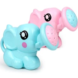 Baby Bath Toys Lovely Plastic Elephant Shape Water Spray For Baby Shower Swimming Toys Kids Gift Storage Mesh Bag Baby Kids Toy thumbnail 2