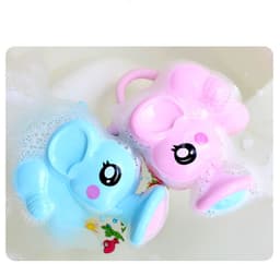 Baby Bath Toys Lovely Plastic Elephant Shape Water Spray For Baby Shower Swimming Toys Kids Gift Storage Mesh Bag Baby Kids Toy thumbnail 4