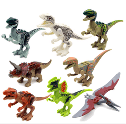 Building Blocks Mini Dinosaur Bricks Figures Kids Toys For Children thumbnail 3