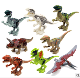 Building Blocks Mini Dinosaur Bricks Figures Kids Toys For Children thumbnail 2