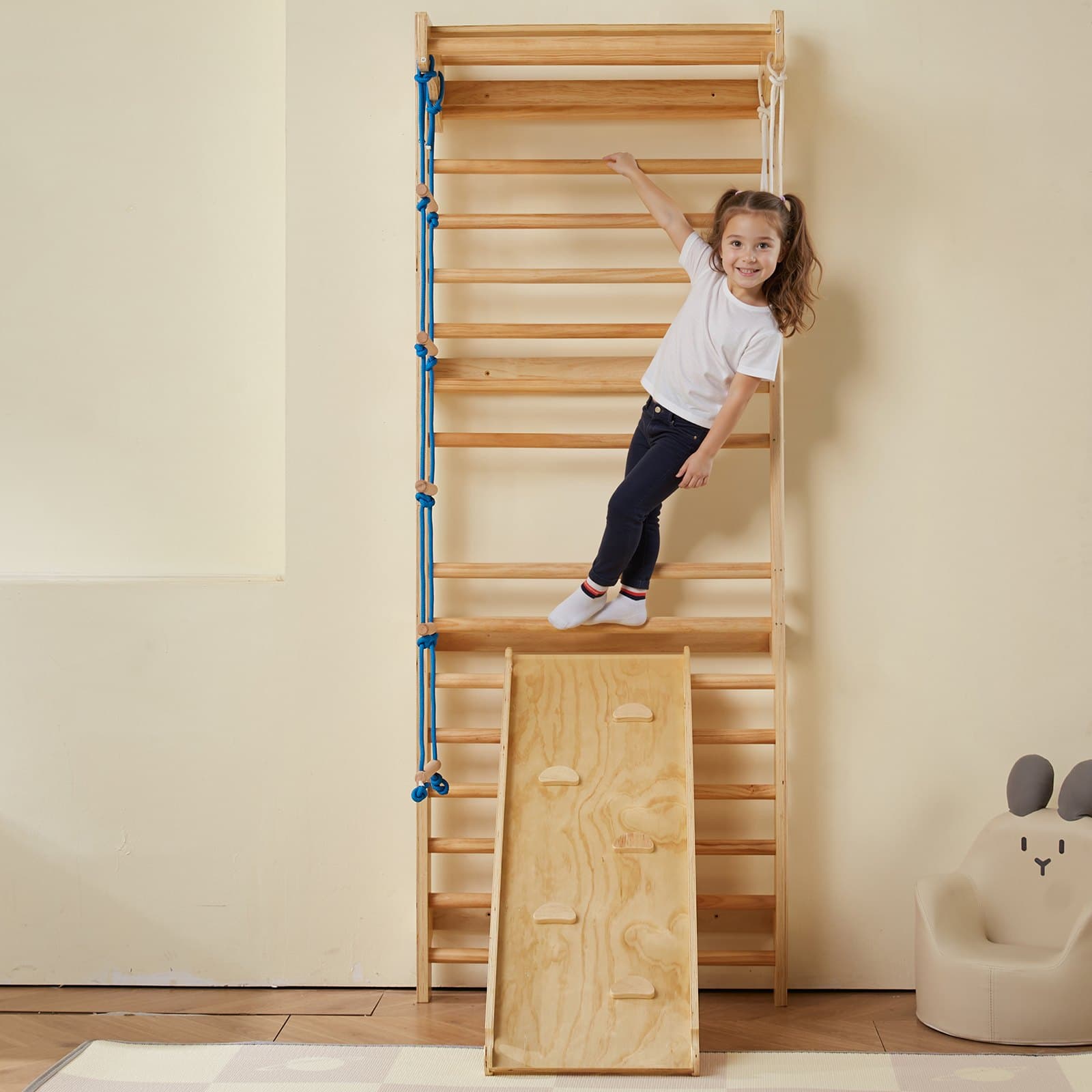 Swedish Ladder Wall Gym 5 In 1 image 4