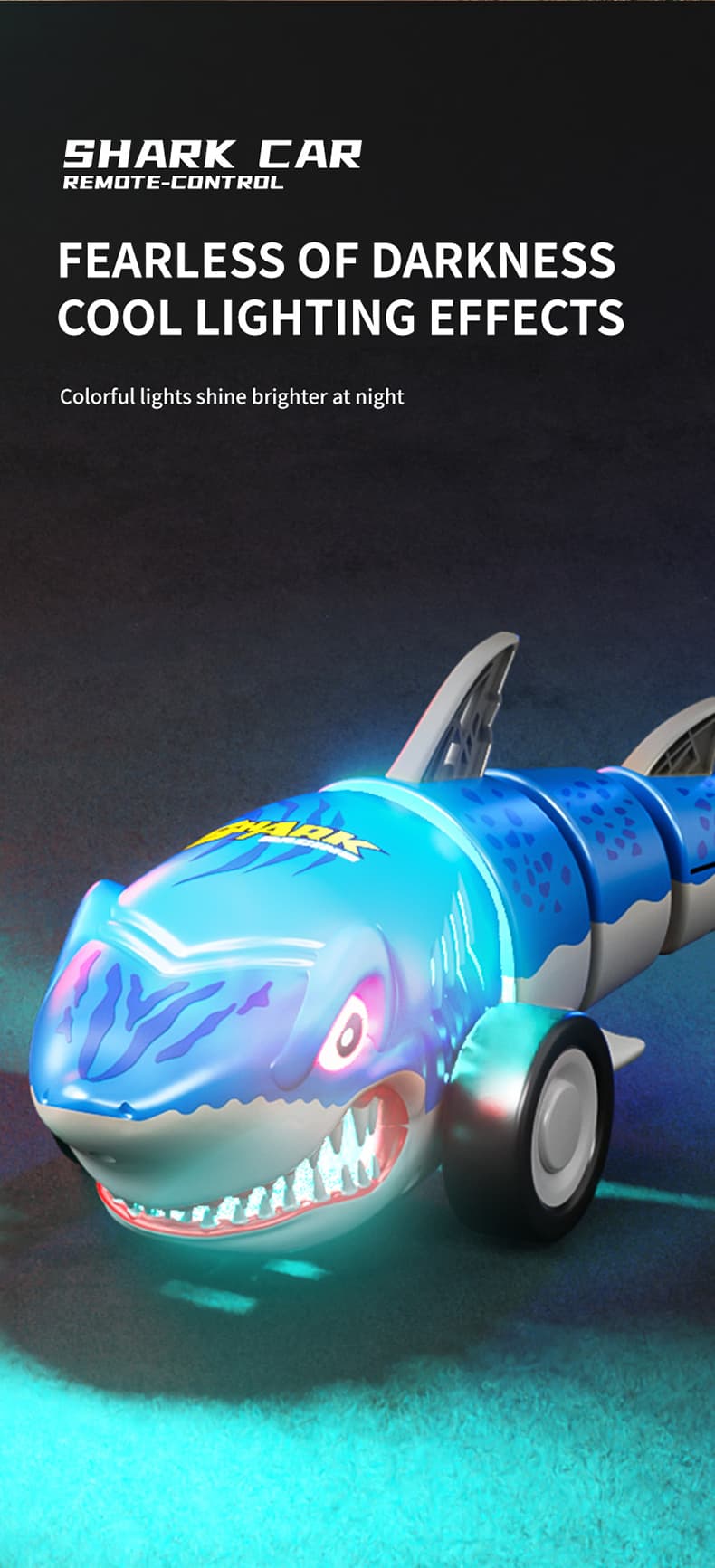 Remote Control Shark - Blue - Single image 9