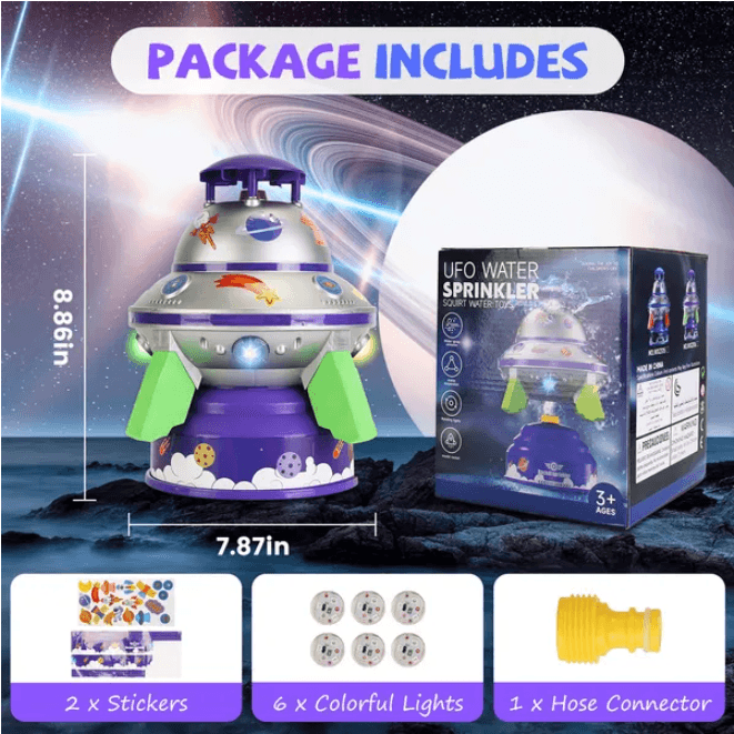 UFO Fountain Outdoor Summer Rocket Toy image 3