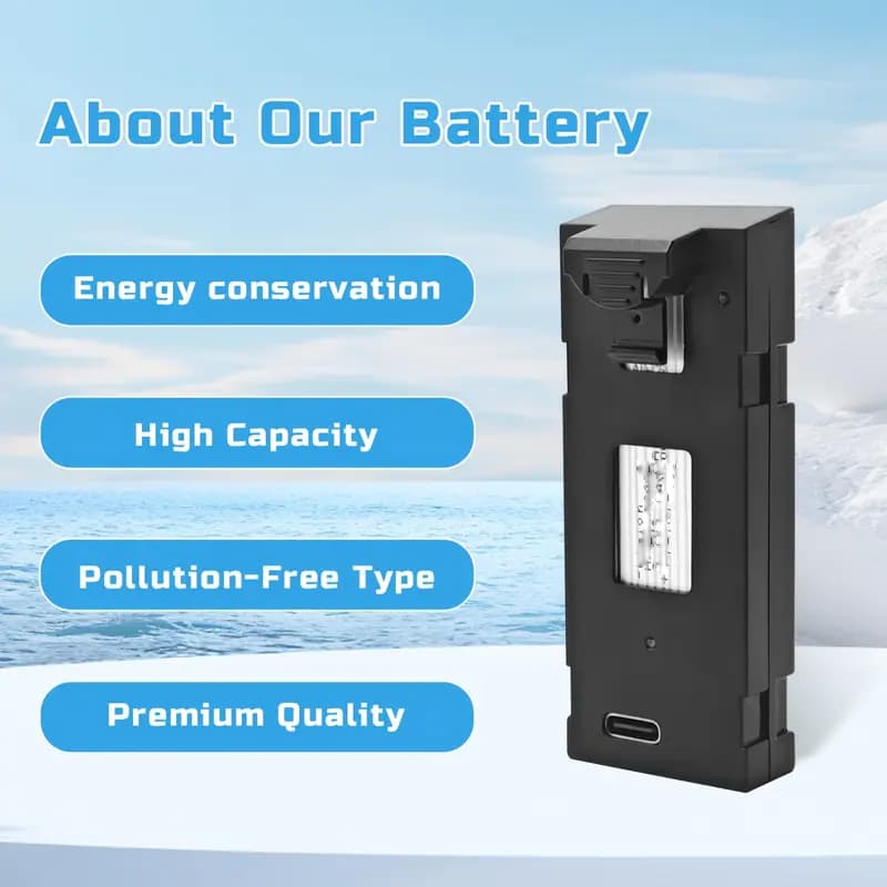 E88 E99 Replacement Battery - 3 Pcs image 8