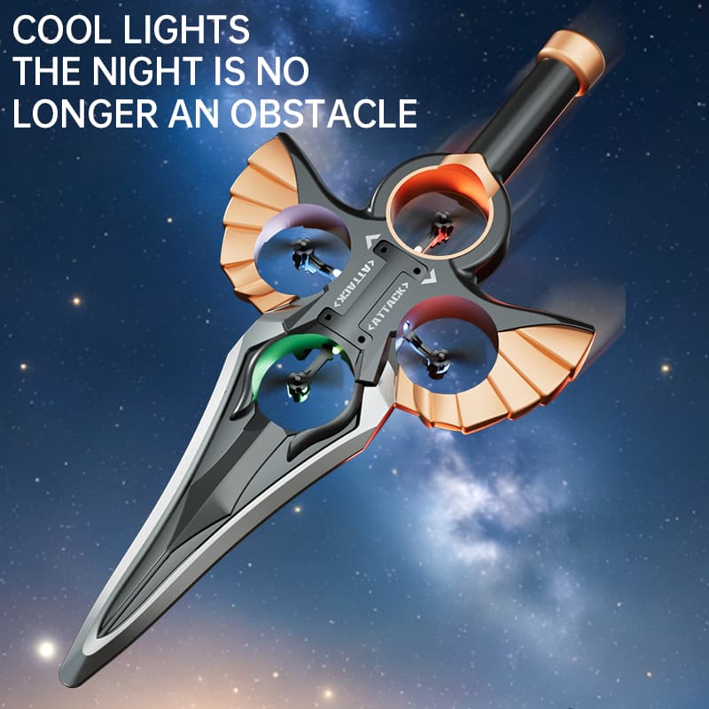 Flying Sword - Golden,Copper Color - Single Battery image 17