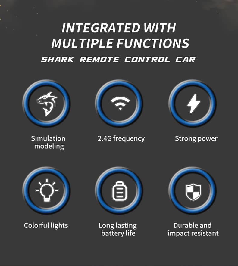 Remote Control Shark - Gray - Single image 3