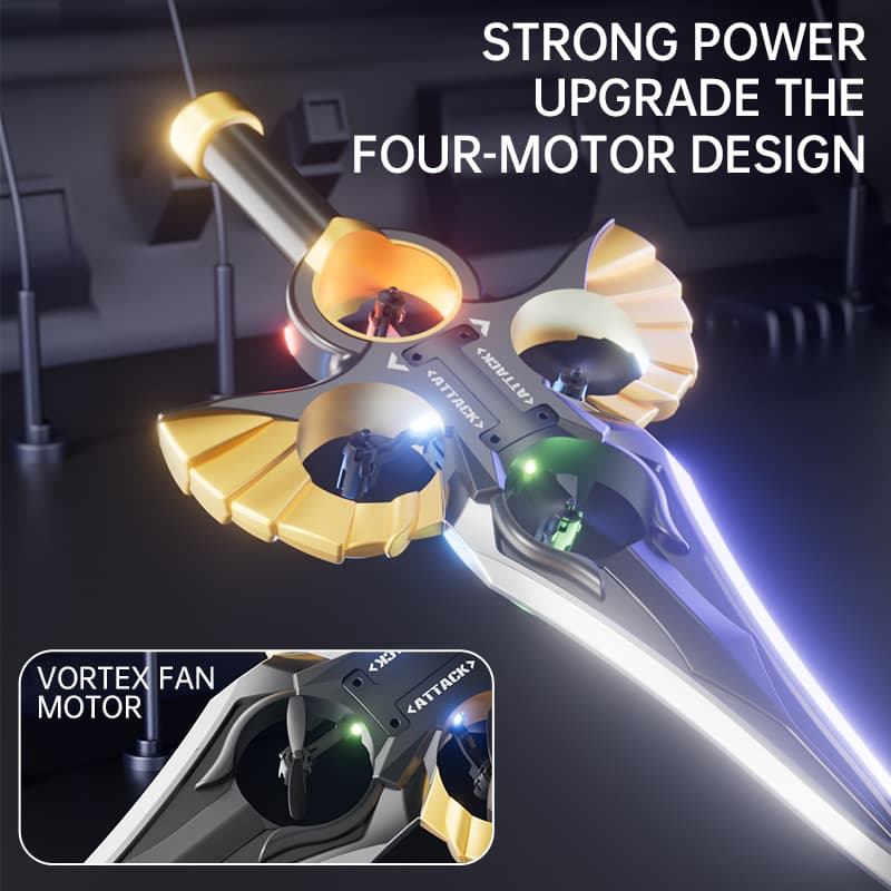 Flying Sword - Golden,Copper Color - Single Battery image 19
