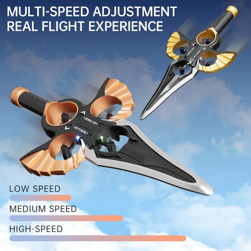 Flying Sword - Golden,Copper Color - Single Battery image 23