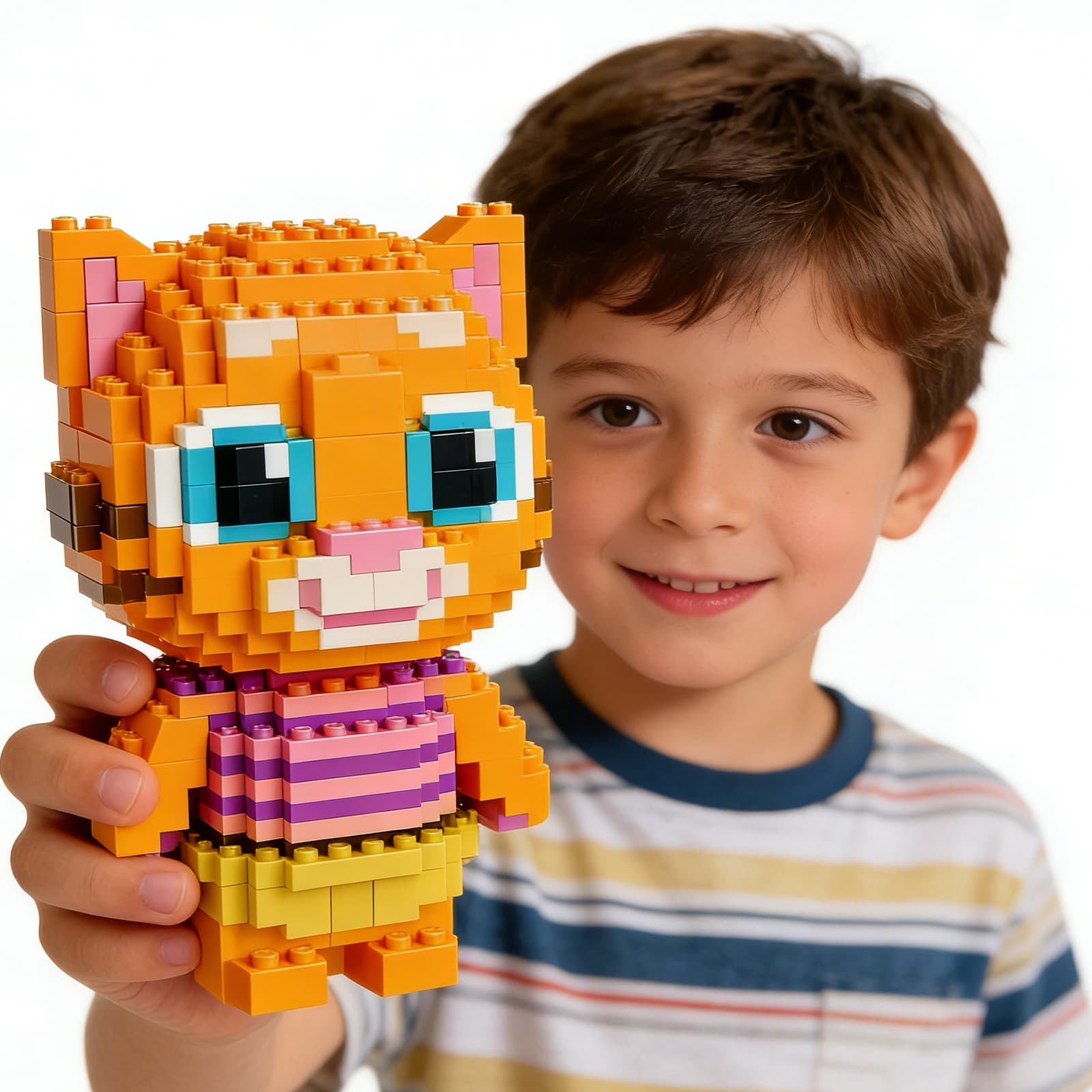 Cat Building Block-Brown image 7
