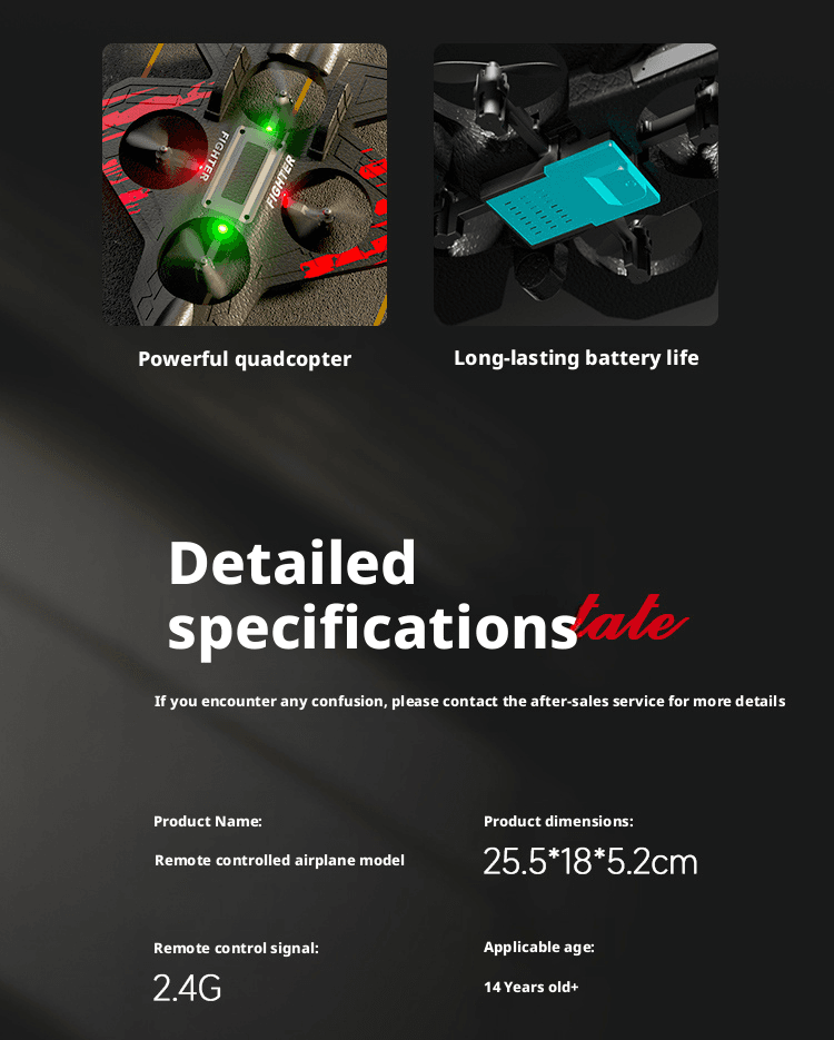 Foam Airplane - Red - Dual Battery,The image 6