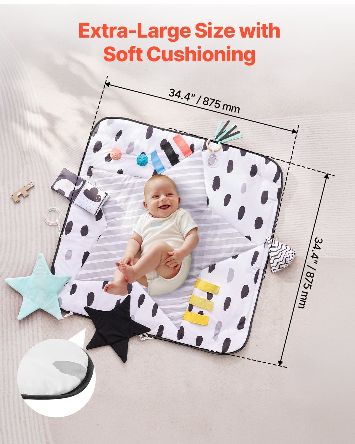 Baby Play Gym Mat Tummy Time Activity image 7