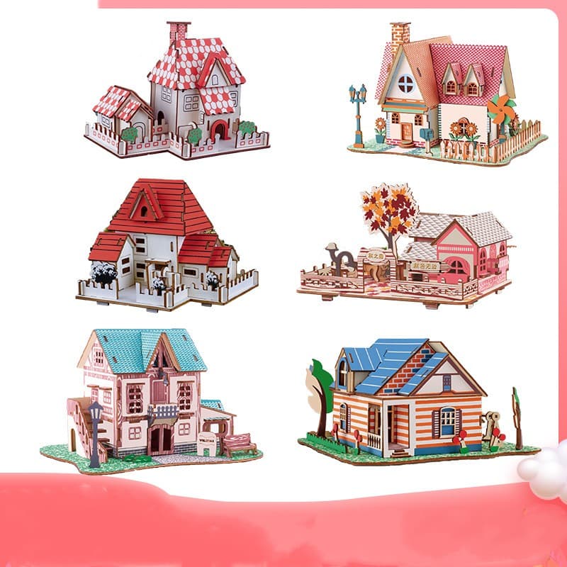 Wooden Plywood Model Puzzle Toys image 2