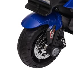 Electric Motorbike For Kids 6V Ride-On Motorcycle Toy With Music Horn Headlights Blue thumbnail 4