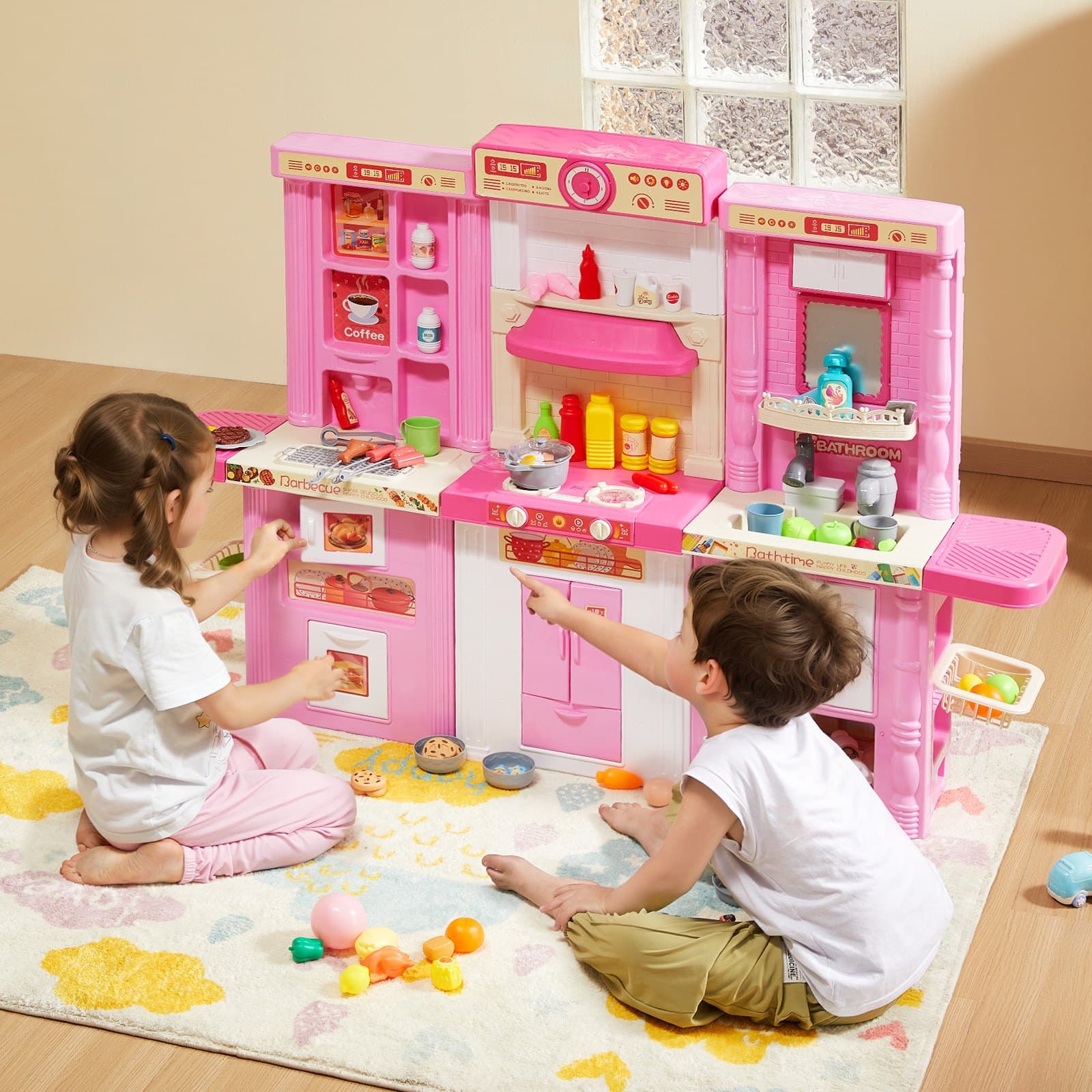 Christmas Gift VEVOR Kitchen Playset Kids Pretend image 8