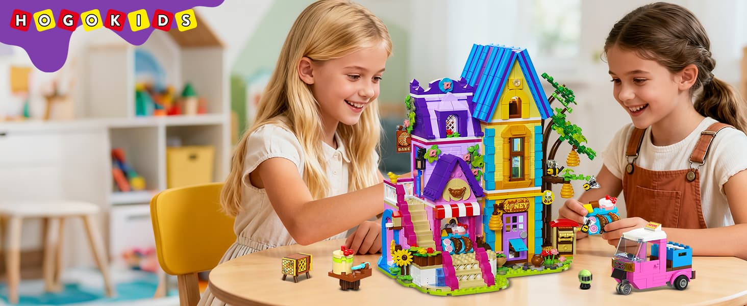 HOGOKIDS Beekeeping & Bakery House Building Toy image 7