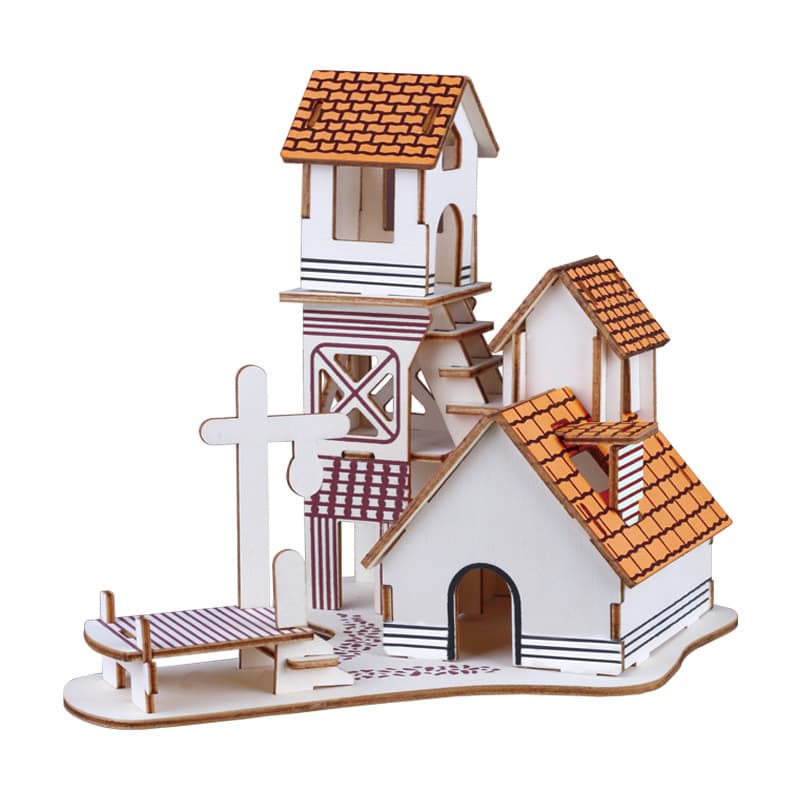 Wooden Plywood Model Puzzle Toys image 8