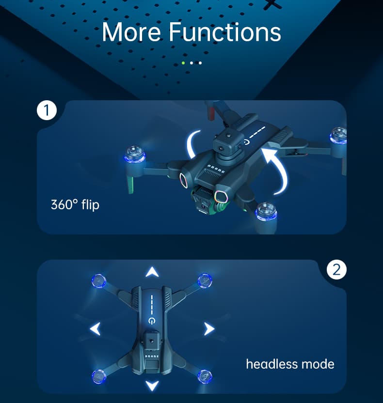 GB815 Foldable RC Camera Drone with Brushless Motors, Gesture Control & Optical Flow Hover – HD Quadcopter (Single Battery)
