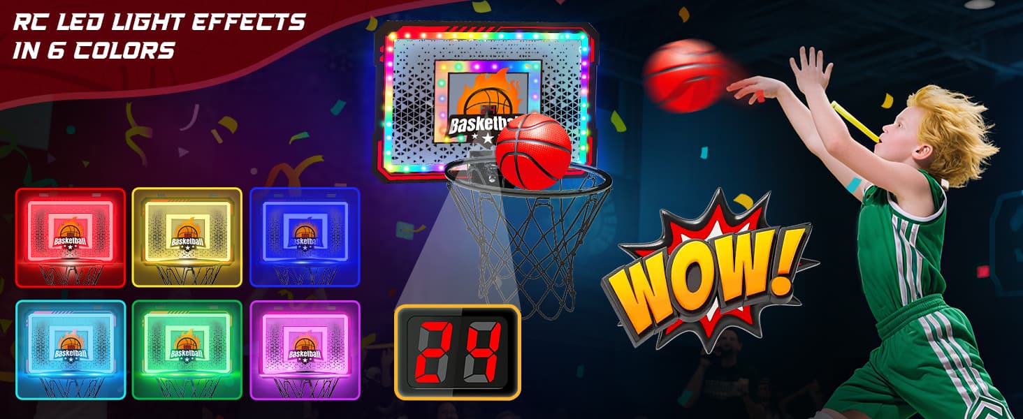 Basketball Hoop Indoor Light Up Basketball Hoops image 2