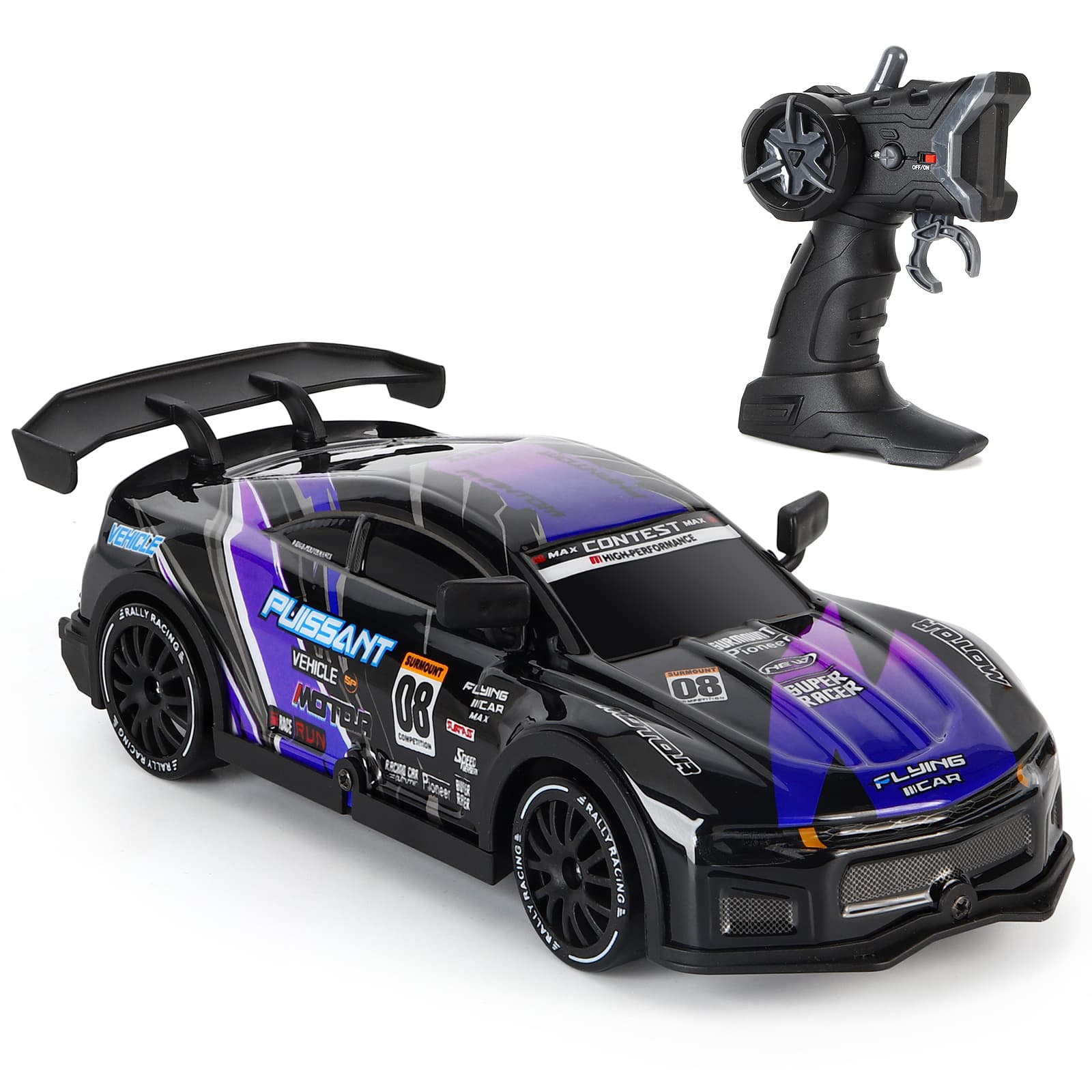 GTR Four-wheel Drive Drift Car Remote Control image 3