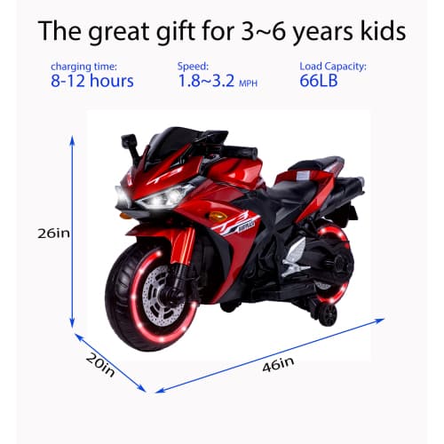 Kids Motorcycle,12V Motorcycle For Kids 3 4 image 21