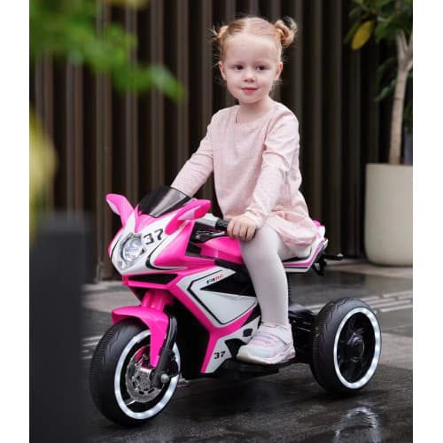 Plastic Red 6V Kids Electric Motorcycle Kids image 10