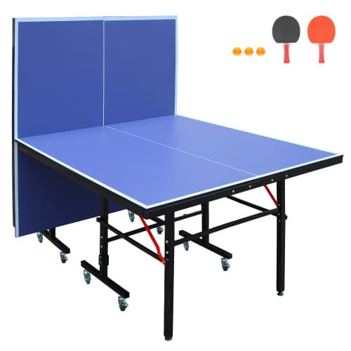 8ft Mid-Size Table Tennis Table Foldable image 6