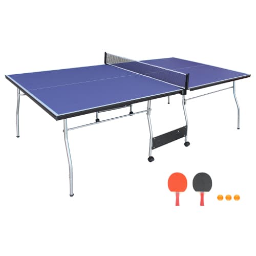 8ft Mid-Size Table Tennis Table Foldable image 3