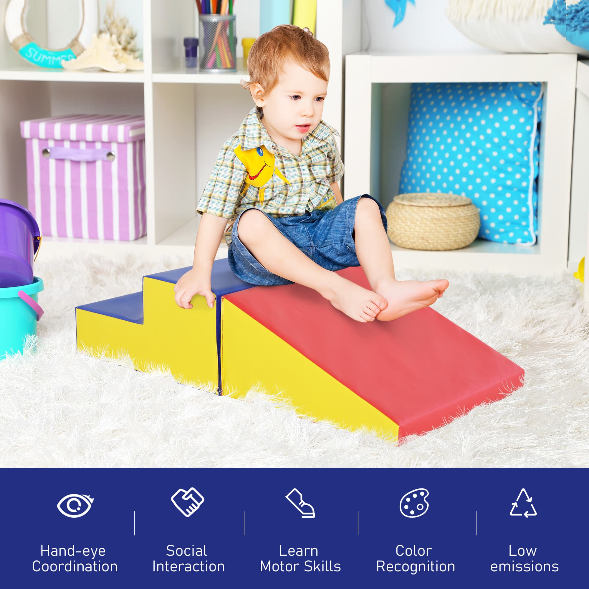 Climb & Crawl Foam Playset For Toddlers image 9