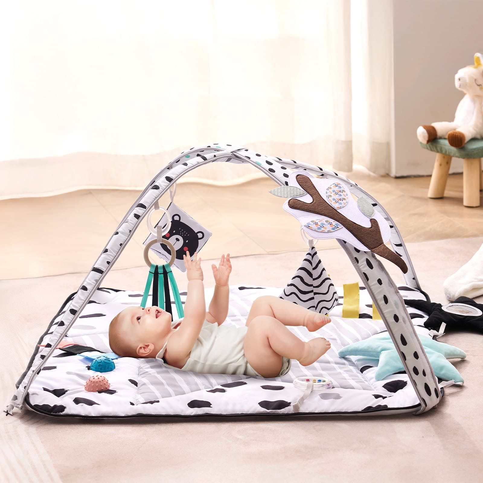 Baby Play Gym Mat Tummy Time Activity image 9