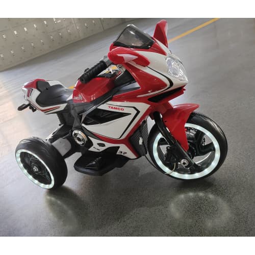 Plastic Red 6V Kids Electric Motorcycle Kids image 30