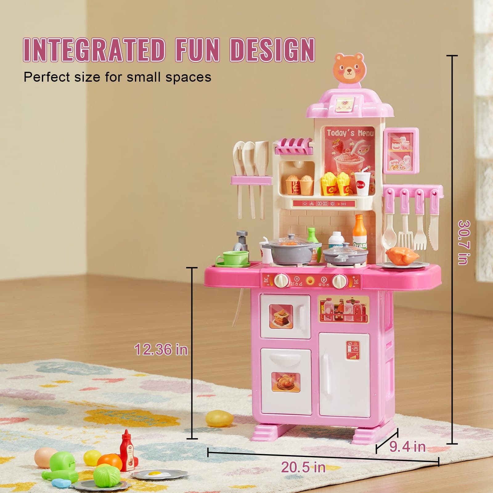 Christmas Gift VEVOR Kitchen Playset Kids Pretend image 7