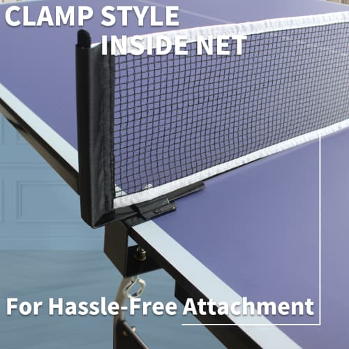 8ft Mid-Size Table Tennis Table Foldable image 6