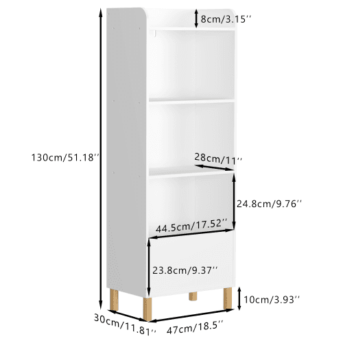 Kids 4-Tier Bookcase image 2