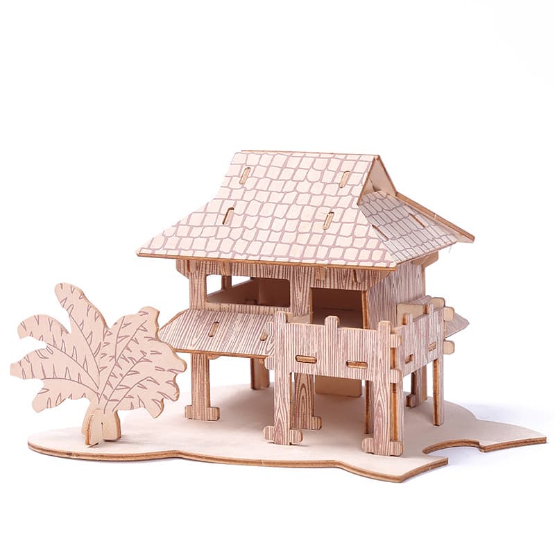Wooden Plywood Model Puzzle Toys image 11