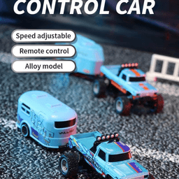 1 In 64 Mini RC Buggy With Detachable Trailer Box With Controller Kids Best Toy Gift Outdoor Impact Resistant RC Toy Car thumbnail 4