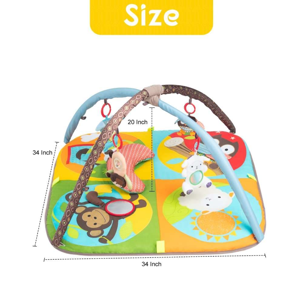 Keeygo Baby Play Mat Zoo Theme Sensory image 6