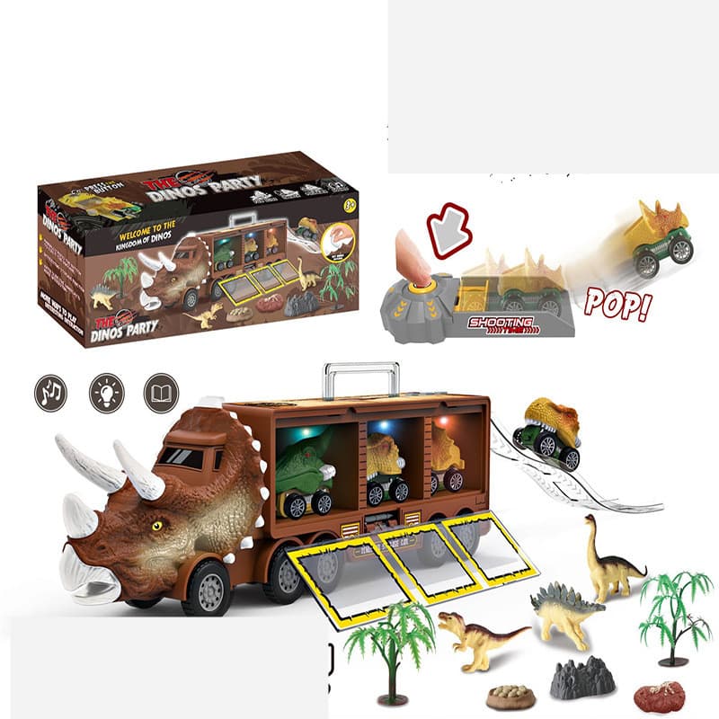 Children's Dinosaur Car Model Toys image 4