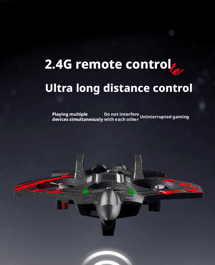 Foam Airplane - Red - Dual Battery,The image 2