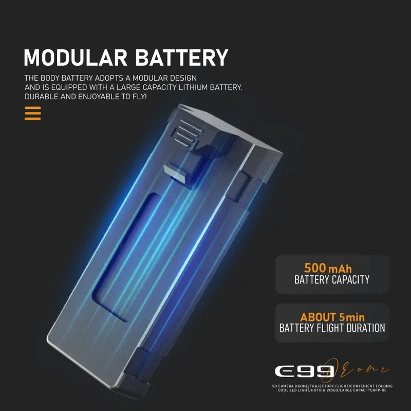 E88 E99 Replacement Battery - 3 Pcs image 4