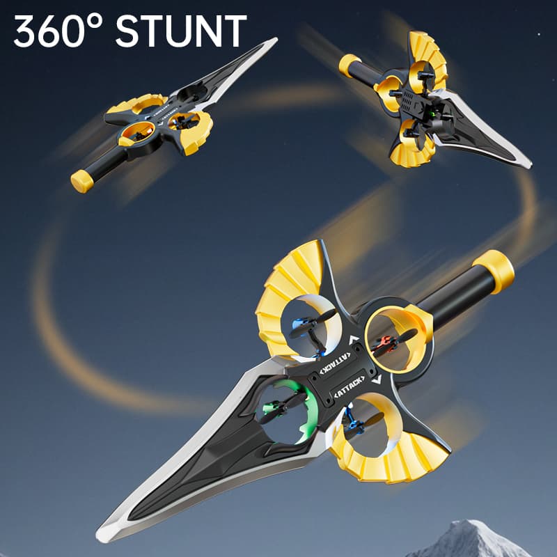 Flying Sword - Golden,Copper Color - Single Battery image 20